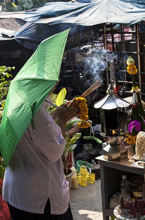 Incense Prayers  Bangkok 